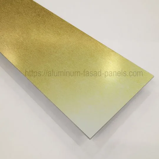 Алюминий Золото / Gold для фасада