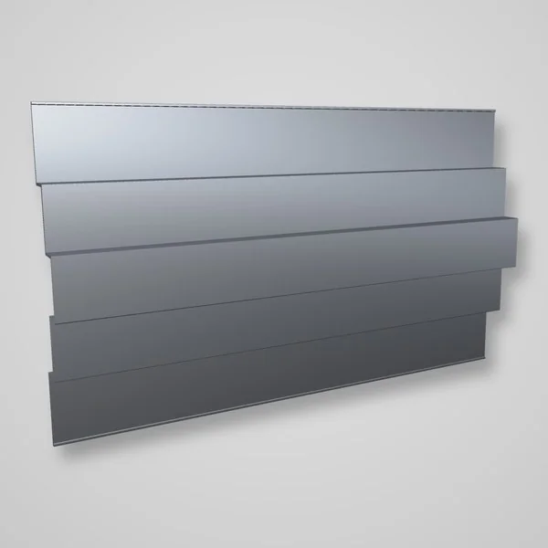 Алюминиевая рейка для фасада RD.M 13, Мокрый асфальт металлик
